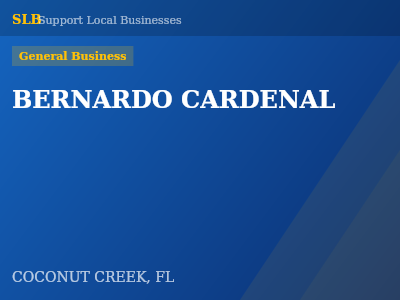 BERNARDO CARDENAL — General Business in COCONUT CREEK, FL