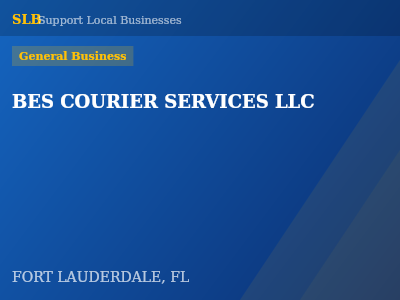 BES COURIER SERVICES LLC — General Business in FORT LAUDERDALE, FL