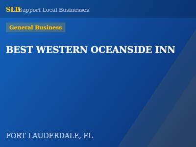 BEST WESTERN OCEANSIDE INN — General Business in FORT LAUDERDALE, FL