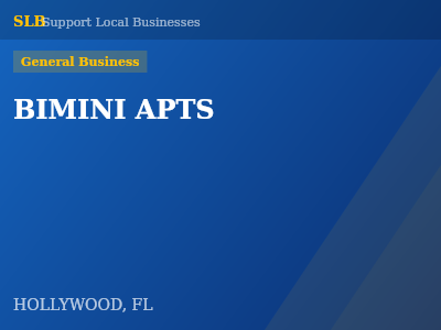 BIMINI APTS — General Business in HOLLYWOOD, FL