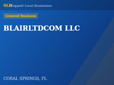 BLAIRLTDCOM LLC — General Business in CORAL SPRINGS, FL