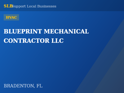 BLUEPRINT MECHANICAL CONTRACTOR LLC — HVAC in BRADENTON, FL
