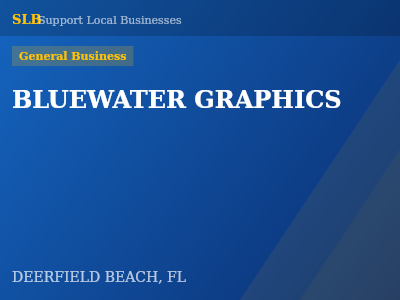 BLUEWATER GRAPHICS — General Business in DEERFIELD BEACH, FL