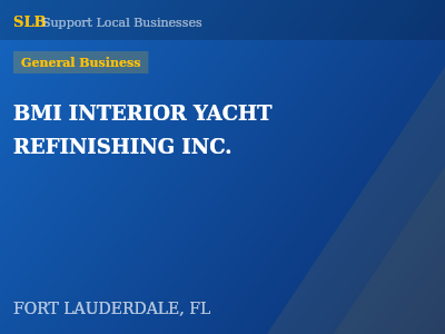 BMI INTERIOR YACHT REFINISHING INC. — General Business in FORT LAUDERDALE, FL