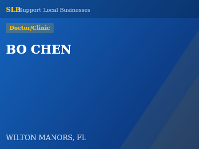 BO CHEN — Doctor/Clinic in WILTON MANORS, FL