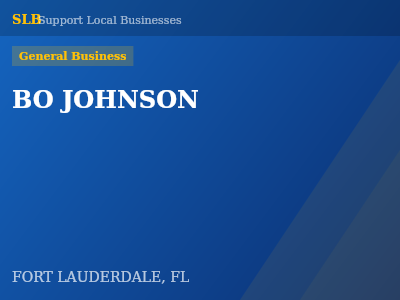 BO JOHNSON — General Business in FORT LAUDERDALE, FL
