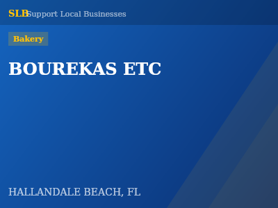 BOUREKAS ETC — Bakery in HALLANDALE BEACH, FL