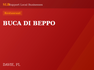 BUCA DI BEPPO — Restaurant in DAVIE, FL