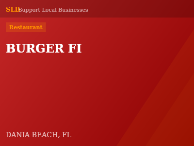 BURGER FI — Restaurant in DANIA BEACH, FL