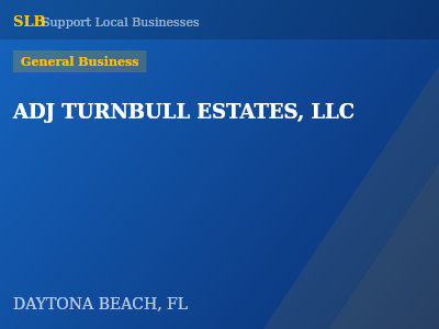 ADJ TURNBULL ESTATES, LLC — General Business in DAYTONA BEACH, FL