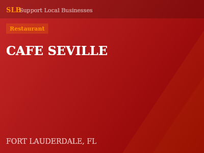 CAFE SEVILLE — Restaurant in FORT LAUDERDALE, FL