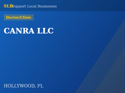 CANRA LLC — Doctor/Clinic in HOLLYWOOD, FL