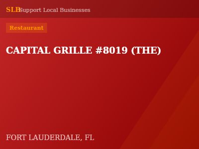 CAPITAL GRILLE #8019 (THE) — Restaurant in FORT LAUDERDALE, FL