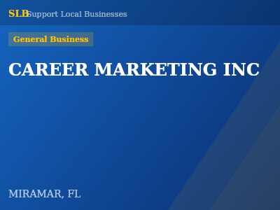 CAREER MARKETING INC — General Business in MIRAMAR, FL