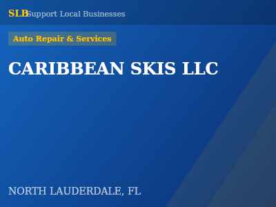 CARIBBEAN SKIS LLC — Auto Repair & Services in NORTH LAUDERDALE, FL