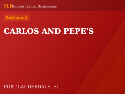CARLOS AND PEPE'S — Restaurant in FORT LAUDERDALE, FL
