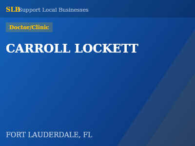 CARROLL LOCKETT — Doctor/Clinic in FORT LAUDERDALE, FL