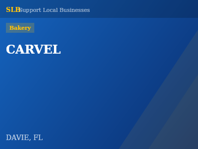 CARVEL — Bakery in DAVIE, FL