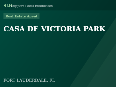 CASA DE VICTORIA PARK — Real Estate Agent in FORT LAUDERDALE, FL