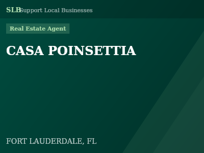 CASA POINSETTIA — Real Estate Agent in FORT LAUDERDALE, FL