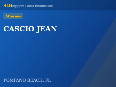 CASCIO JEAN — Attorney in POMPANO BEACH, FL