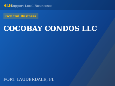 COCOBAY CONDOS LLC — General Business in FORT LAUDERDALE, FL