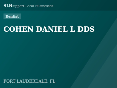 COHEN DANIEL L DDS — Dentist in FORT LAUDERDALE, FL