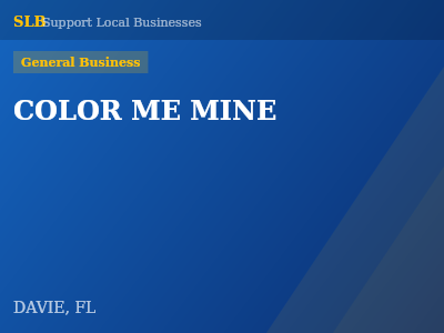 COLOR ME MINE — General Business in DAVIE, FL