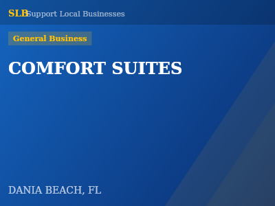 COMFORT SUITES — General Business in DANIA BEACH, FL