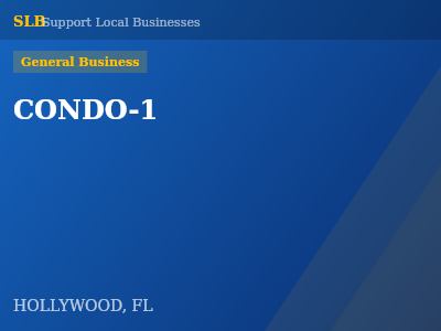 CONDO-1 — General Business in HOLLYWOOD, FL