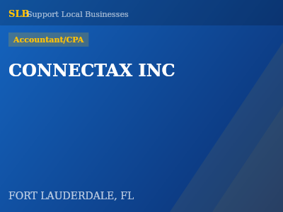 CONNECTAX INC — Accountant/CPA in FORT LAUDERDALE, FL