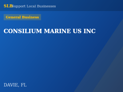 CONSILIUM MARINE US INC — General Business in DAVIE, FL