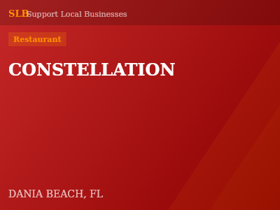 CONSTELLATION — Restaurant in DANIA BEACH, FL