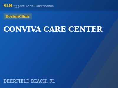 CONVIVA CARE CENTER — Doctor/Clinic in DEERFIELD BEACH, FL