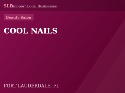 COOL NAILS — Beauty Salon in FORT LAUDERDALE, FL