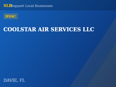 COOLSTAR AIR SERVICES LLC — HVAC in DAVIE, FL