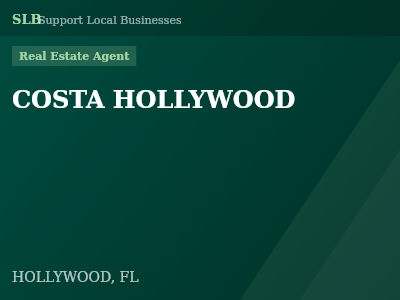 COSTA HOLLYWOOD — Real Estate Agent in HOLLYWOOD, FL