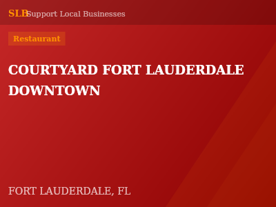 COURTYARD FORT LAUDERDALE DOWNTOWN — Restaurant in FORT LAUDERDALE, FL