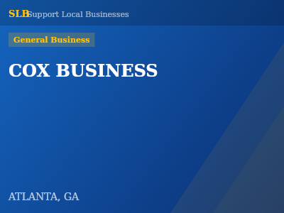 COX BUSINESS — General Business in ATLANTA, GA