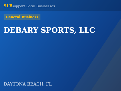 DEBARY SPORTS, LLC — General Business in DAYTONA BEACH, FL