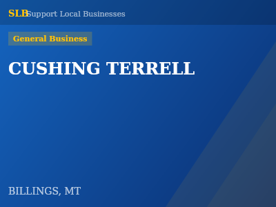 CUSHING TERRELL — General Business in BILLINGS, MT