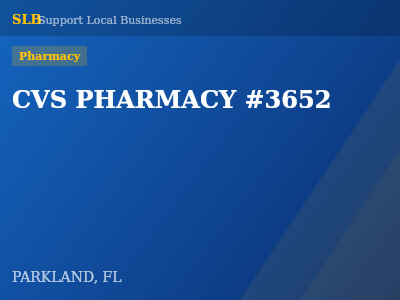 CVS PHARMACY #3652 — Pharmacy in PARKLAND, FL