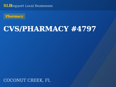 CVS/PHARMACY #4797 — Pharmacy in COCONUT CREEK, FL