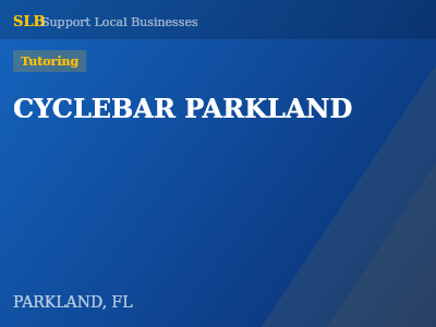 CYCLEBAR PARKLAND — Tutoring in PARKLAND, FL
