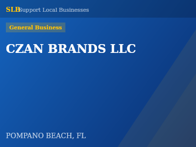 CZAN BRANDS LLC — General Business in POMPANO BEACH, FL