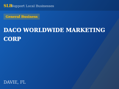 DACO WORLDWIDE MARKETING CORP — General Business in DAVIE, FL