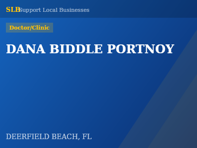 DANA BIDDLE PORTNOY — Doctor/Clinic in DEERFIELD BEACH, FL