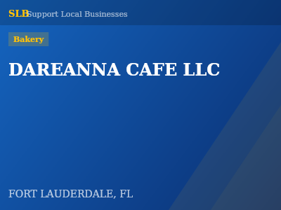DAREANNA CAFE LLC — Bakery in FORT LAUDERDALE, FL