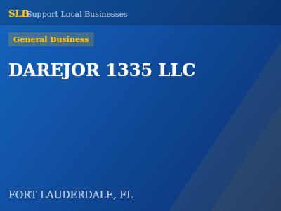 DAREJOR 1335 LLC — General Business in FORT LAUDERDALE, FL