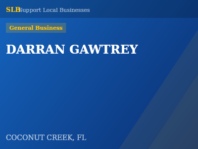 DARRAN GAWTREY — General Business in COCONUT CREEK, FL